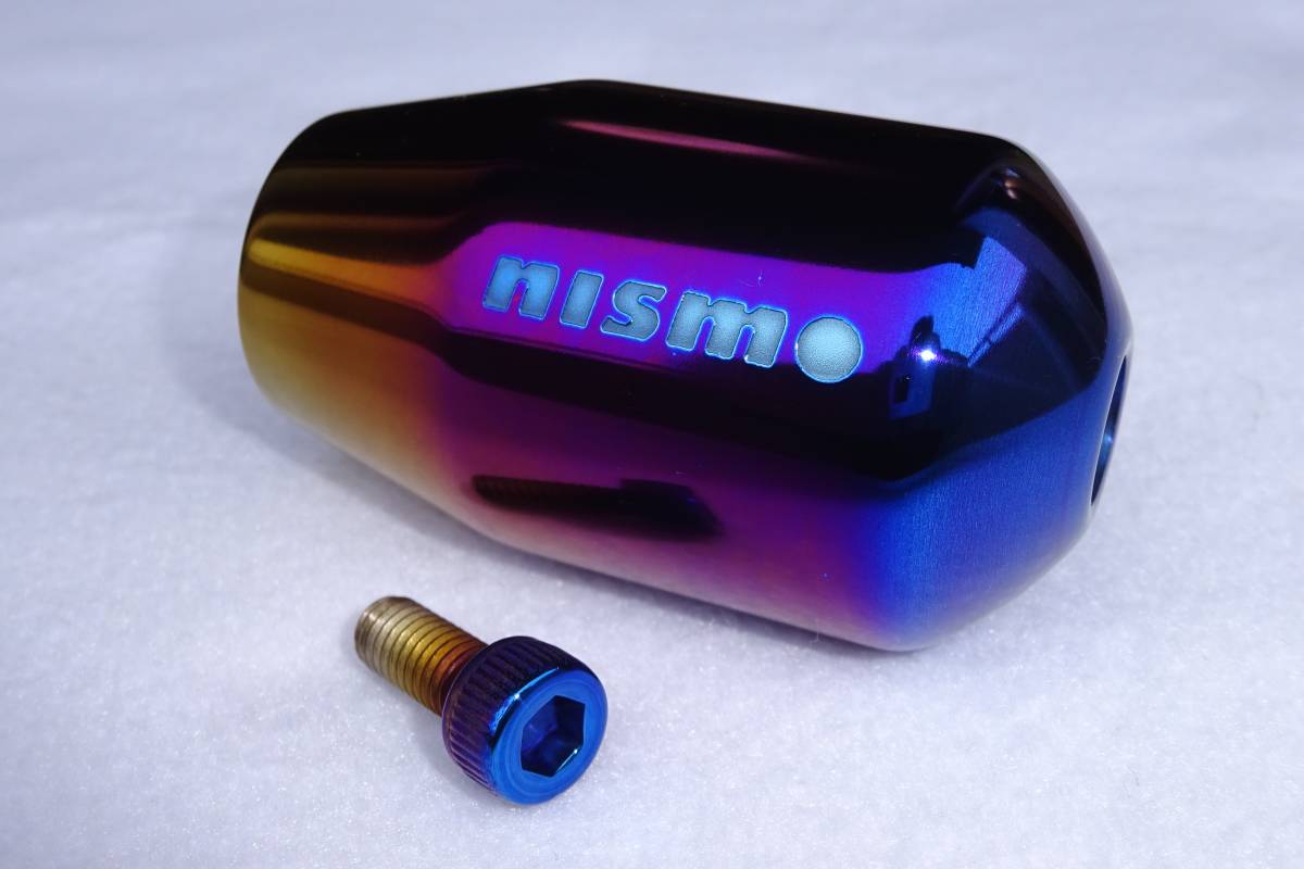 ニスモ GTシフトノブ チタン焼き入れ仕様 絶版☆当時物旧ロゴ!! NISMO 