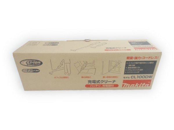 未使用 makita マキタ CL100DW 充電式 掃除機 コードレス N2704411