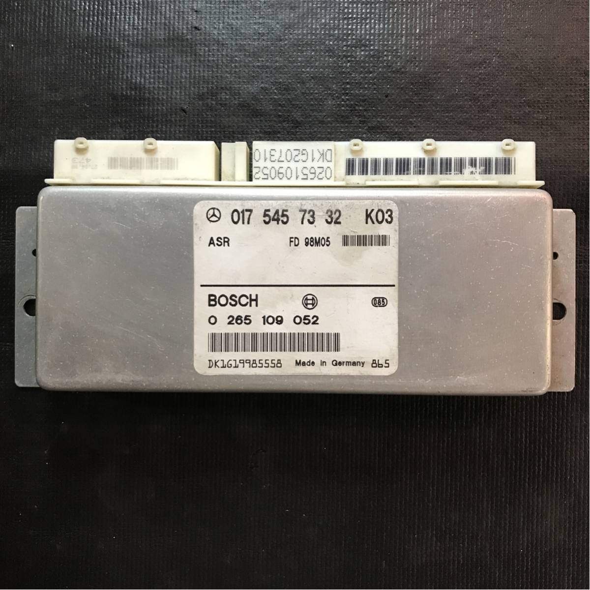 ベンツ ECU CONTROLLER ABS ASR W202 W210 SL R129 0175457332， 0BOSCH 0265109052，