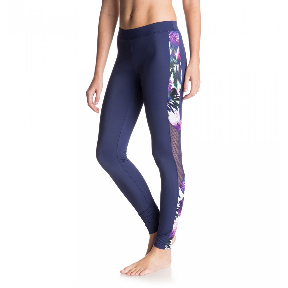 ★Australia★ROXY★ロキシー★ラスト１点♪UPF50+★水陸両用 ヨガパンツ★フィットネスレギンスM完売★