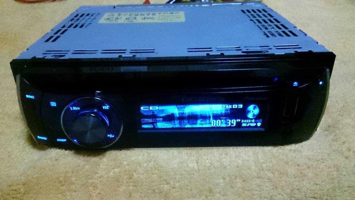 DEH-P640 ★ Carrozzeria CDデッキ 動作品 CD-RW MP3 OK ! 配線付き。トヨタ ダイハツも。2Din ★★★