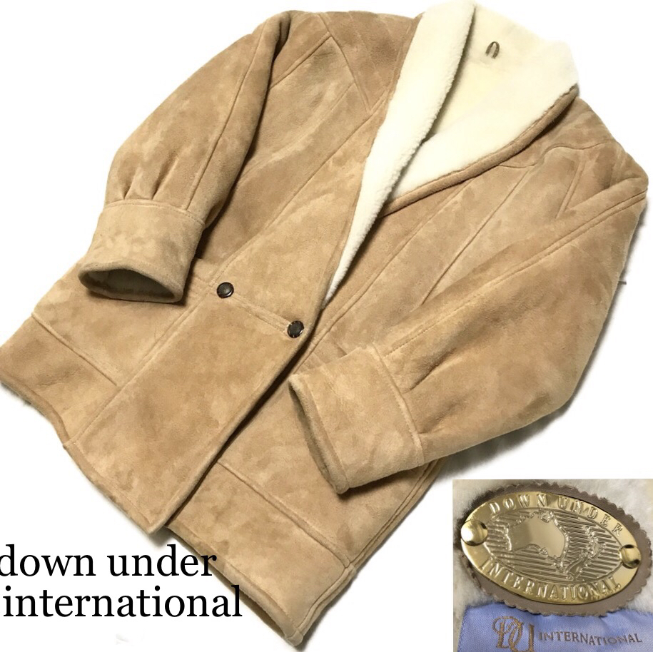 定30万 1円スタート DOWN UNDER INTERNATIONAL メンズ シープスキン 