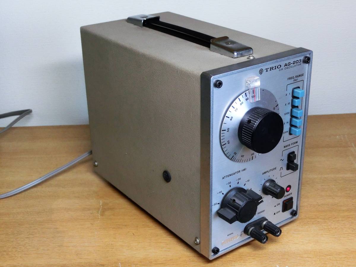 DW]USED 発振器 TRIO CR OSCILLATOR AG-203 中古動作品 8日保証 TRIO AG-