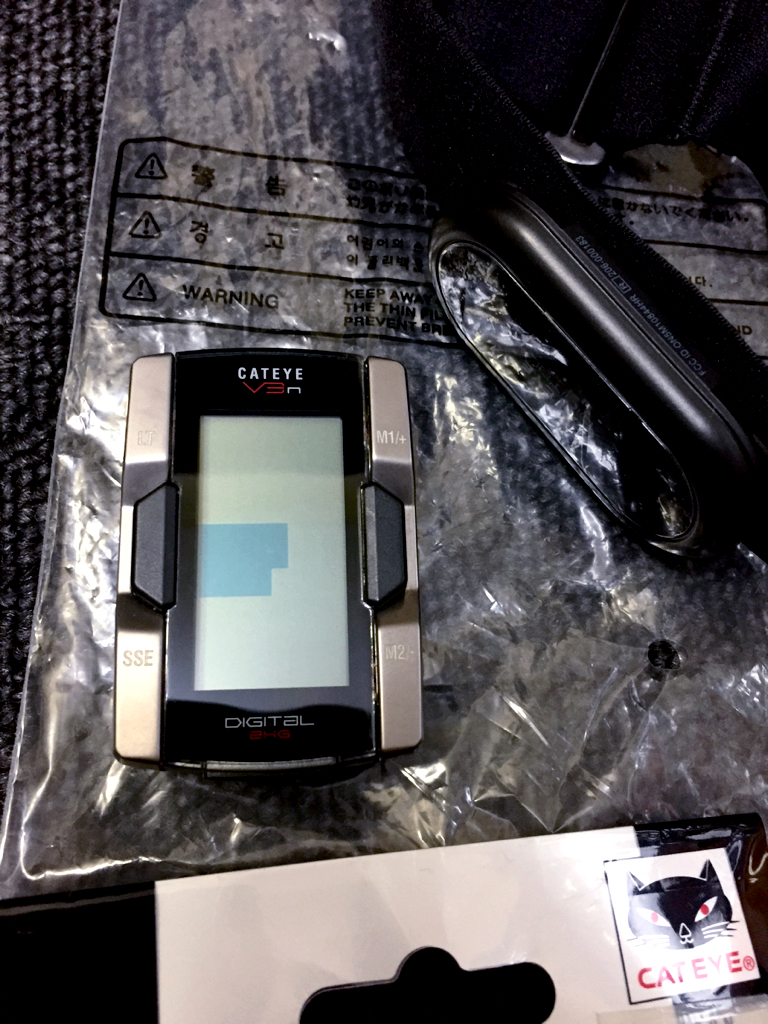 CAT EYE キャットアイ V3n CC-TR310TW サイクルコンピューター 説明書