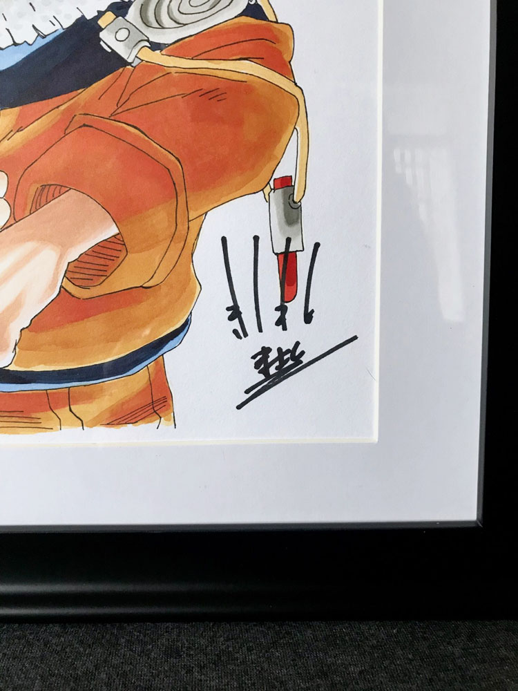 NARUTO　岸本まさし　直筆イラスト　サイン NARUTO ナルト 岸本斉史 サイン入り 直筆イラスト 原画(サイン、直筆画