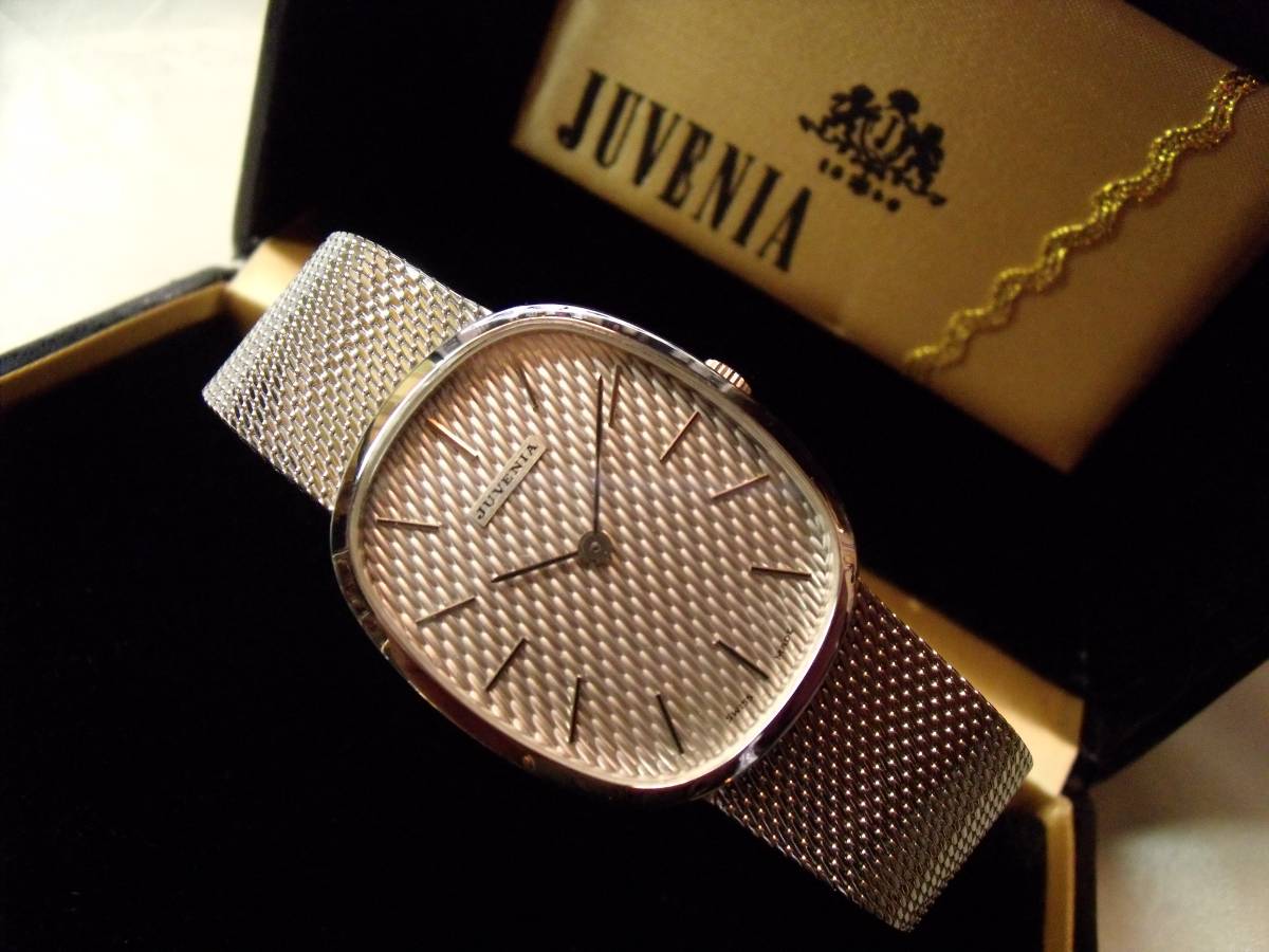 ★ＪＵＶＥＮＩＡ　ジュベニア　スイス手巻き★ＵＳＥＤ