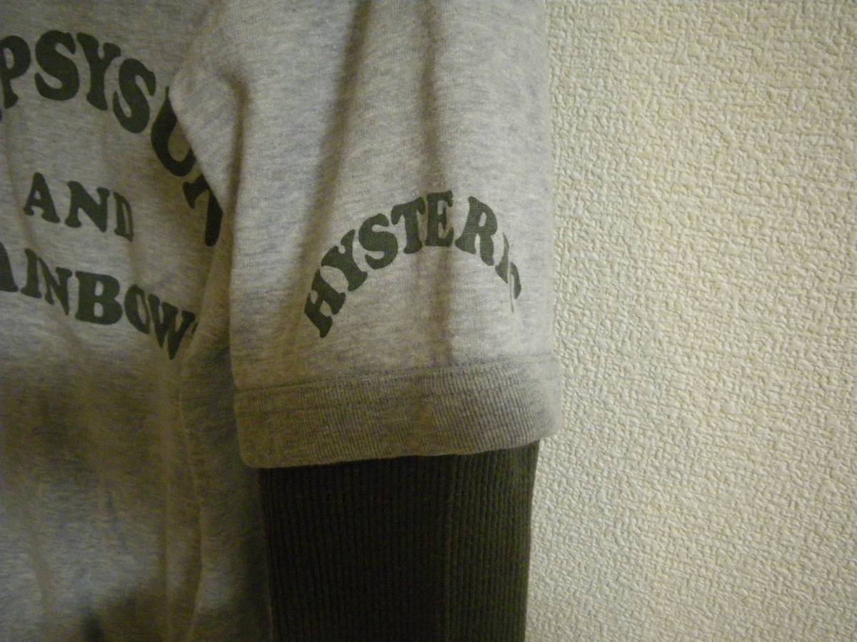 希少HYSTERIC GLAMOUR ヒステリックグラマー 重ね着トレーナー