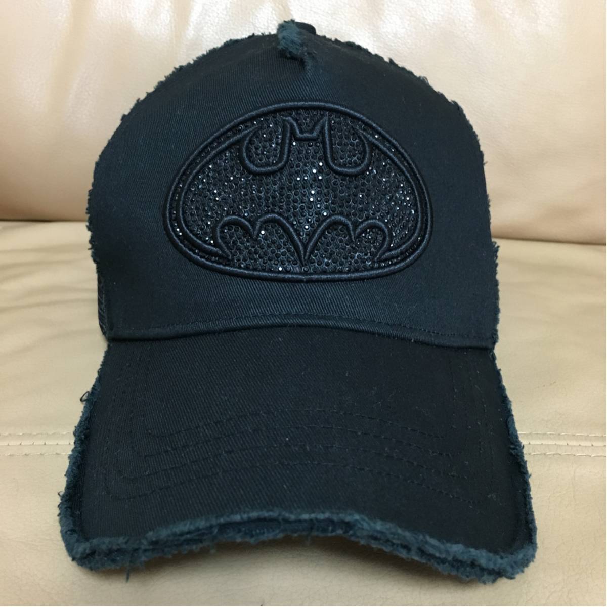 ヨシノリコタケ　バットマン ラインストーン ESTNATION別注 YOSHINORI KOTAKE LUXURY ラインストーンキャップ