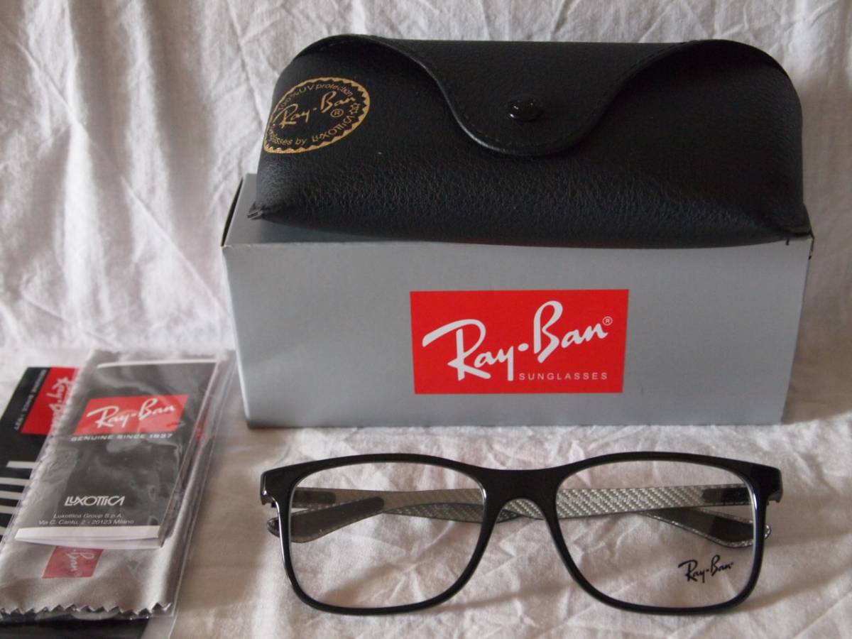 Eyeglasses Ray-Ban Carbon RB8903 Optics Frame Fiber Black 0