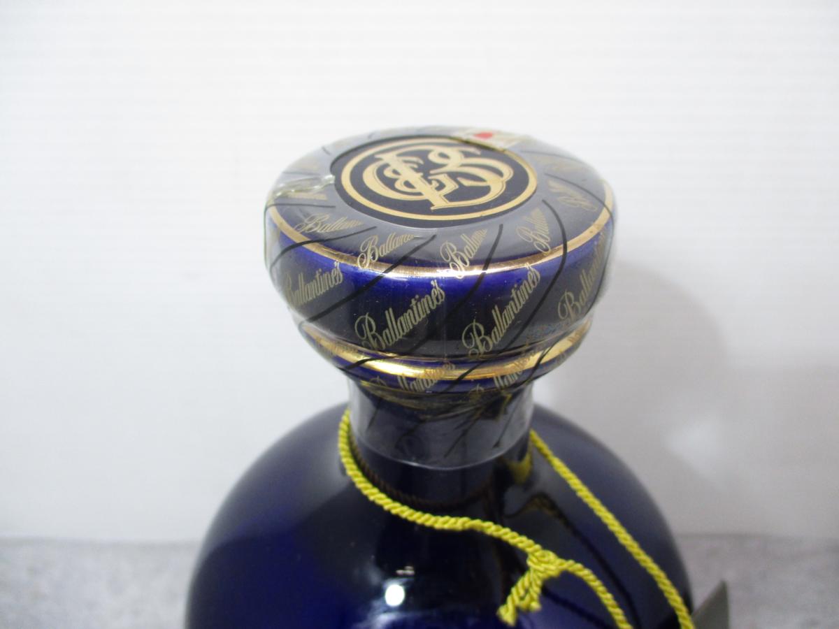 未開栓 Ballantine's バランタイン 21年 青 陶器ボトル ウイスキー 箱