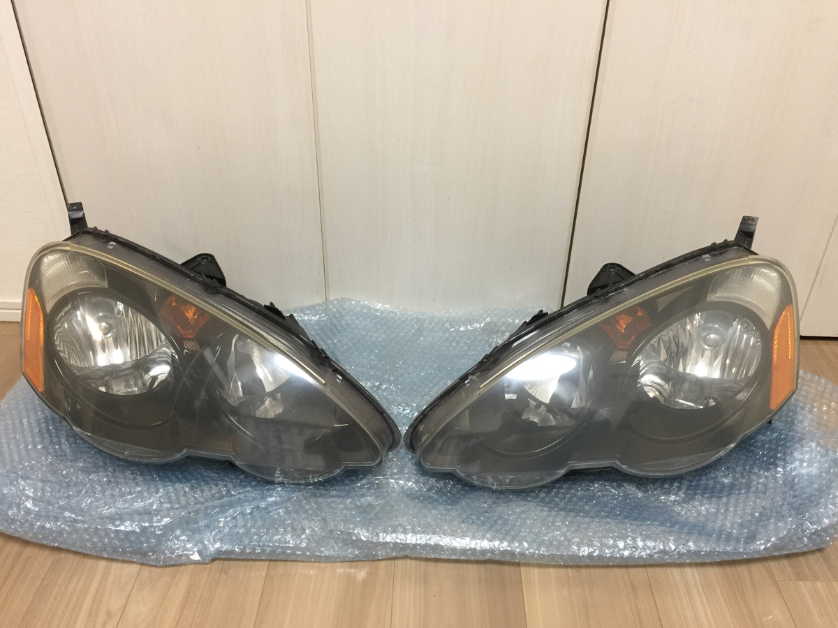 ホンダ インテグラ タイプR DC5 前期純正ヘッドライト 左右セット 破損なし