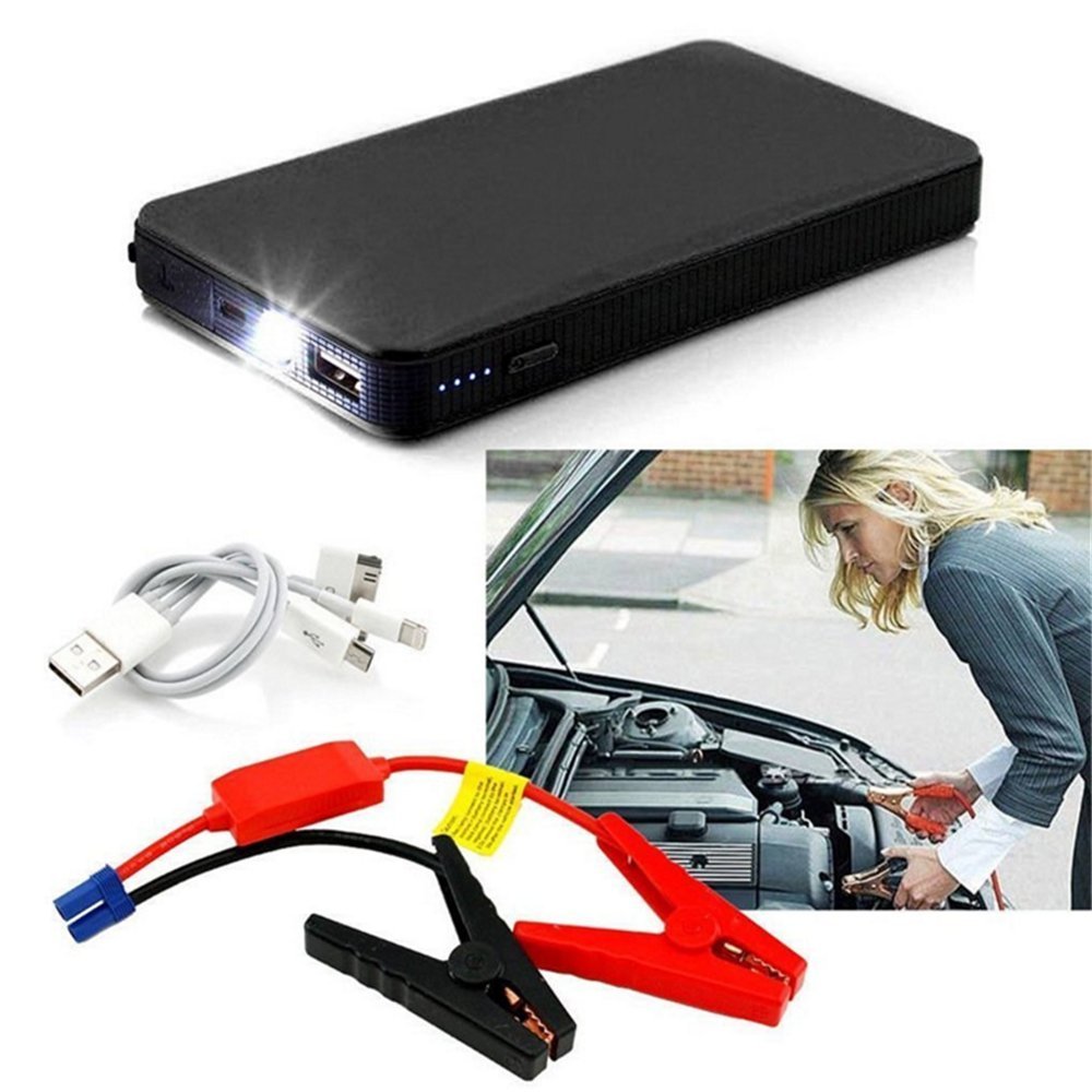 56. ジャンプスターター 車用エンジンスターター 車用緊急充電 スマホ