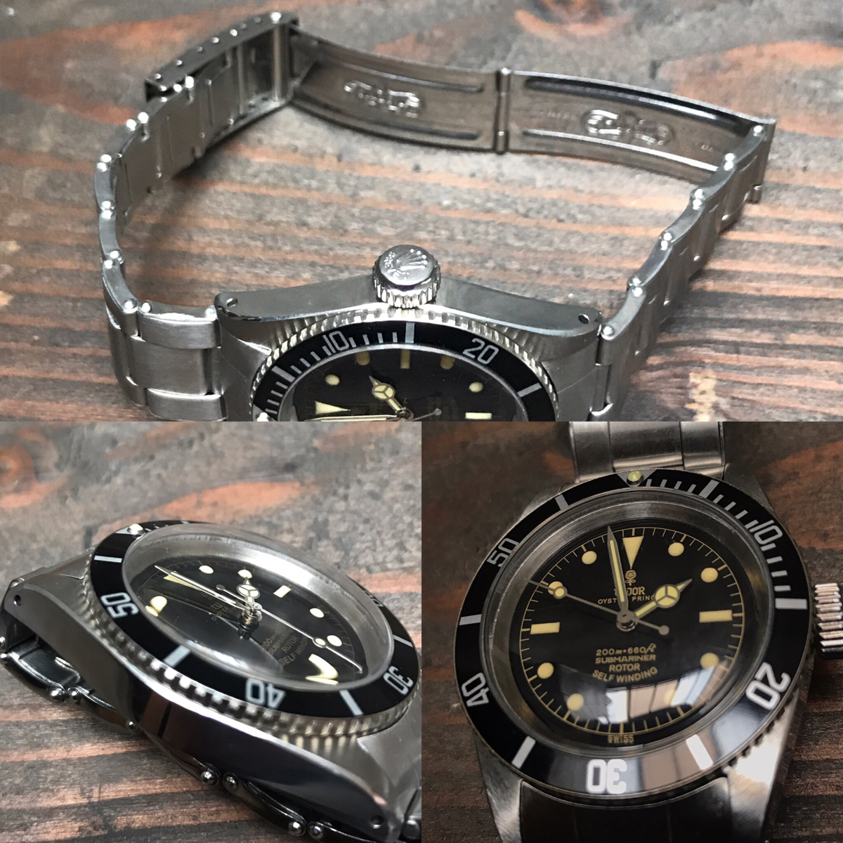 ビンテージTUDOR OH済 チュードル 小薔薇 サブマリーナ ミラーダイヤル 