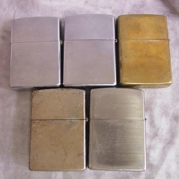 ZIPPO/ジッポー NEW YORK DESIGN/SOLID BRASS/バレル/ブラッシュ加工等 5点セット /UP6
