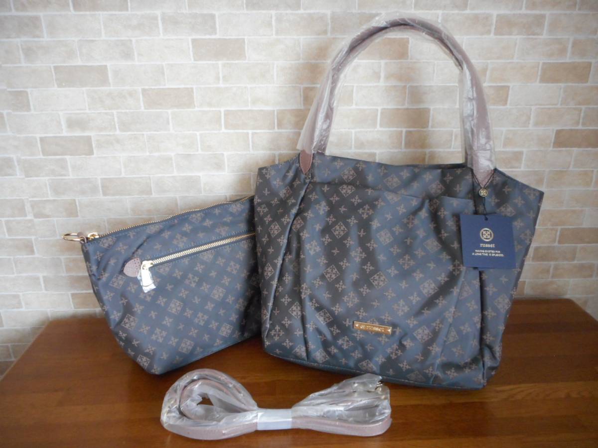 新品【russetラシット】牛革ハンドル トートバッグ＆ショルダーバッグ 