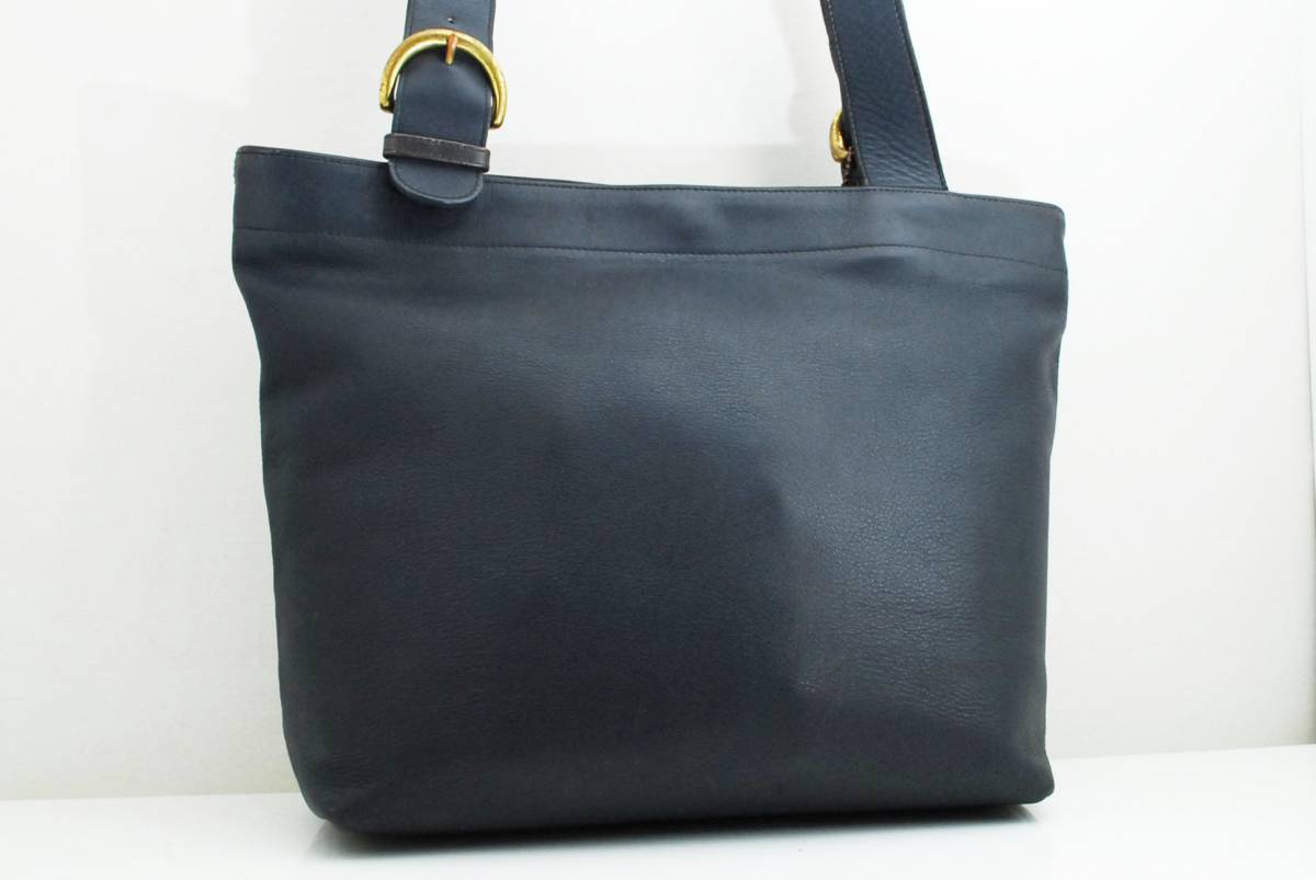 美品 オールドコーチ COACH トートバッグ ビジネスバッグ ダーク 