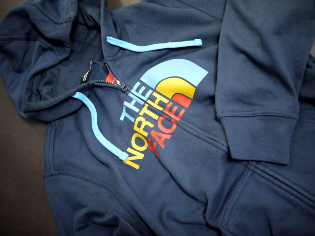 r167 サンプル未使用 ザ・ノースフェイス ハーフドーム フルジップ パーカー (M) ネイビー THE NORTHFACE M HALF DOME FULL ZIP HOODIE