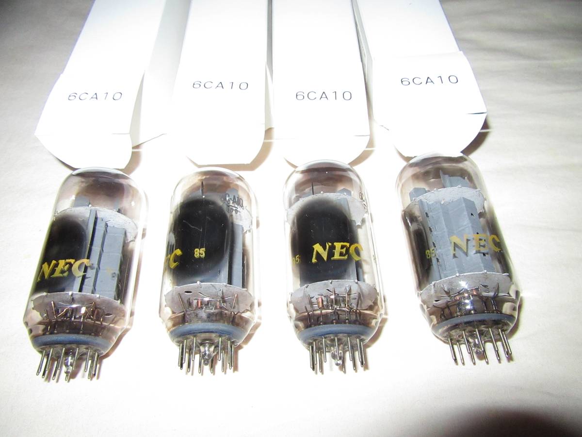 真空管 NEC 6C-A10 良品 4本 その1 6CA10 真空管 4本 Yahoo