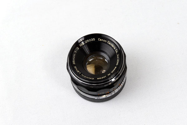Canon 35mm f2 * キヤノン Lマウント単焦点レンズ ジャンク 物について