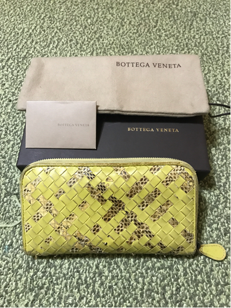 ボッテガヴェネタ ラム長財布 正規品