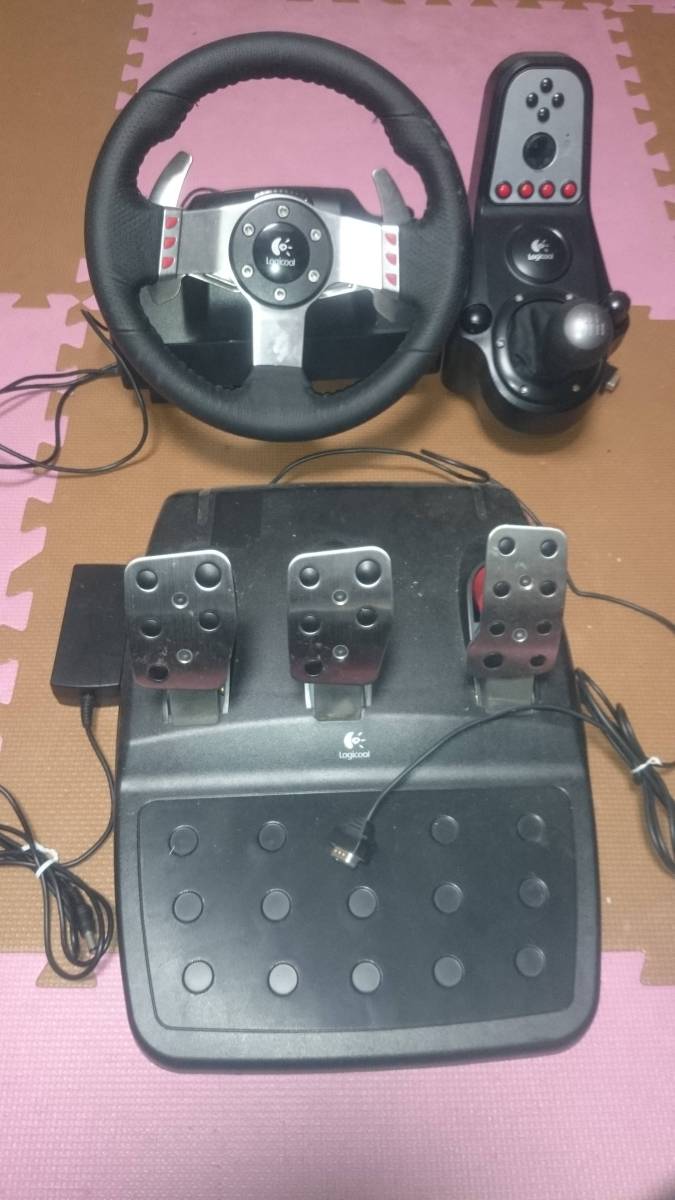 ID:20171116-01 ロジクール製 ステアリングコントローラー