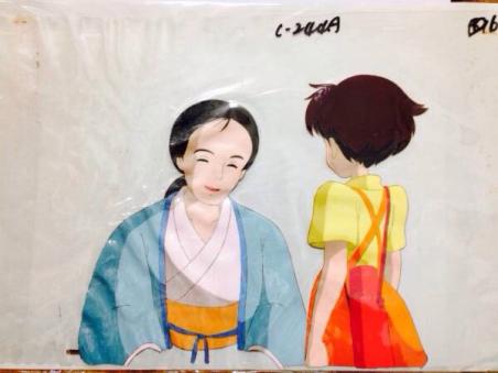 スタジオジブリ　となりのトトロ  セル画　サツキ Yahoo!オークション - となりのトトロ サツキ セル画 まんだらけ保証書