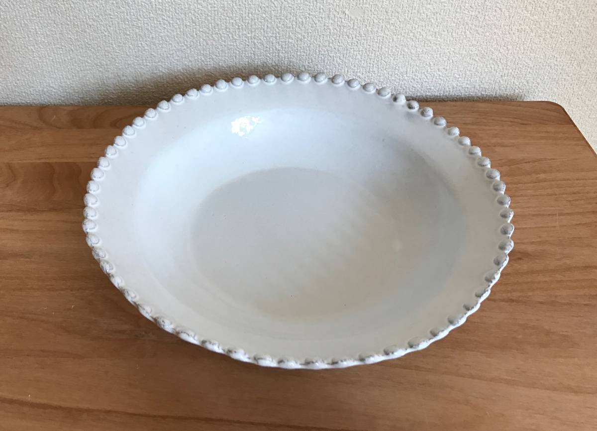アスティエ・ド・ヴィラット　マーガレットプレート　25cm de Astier アスティエ Villatte ド ヴィラット ASTIER アスティエ・ド
