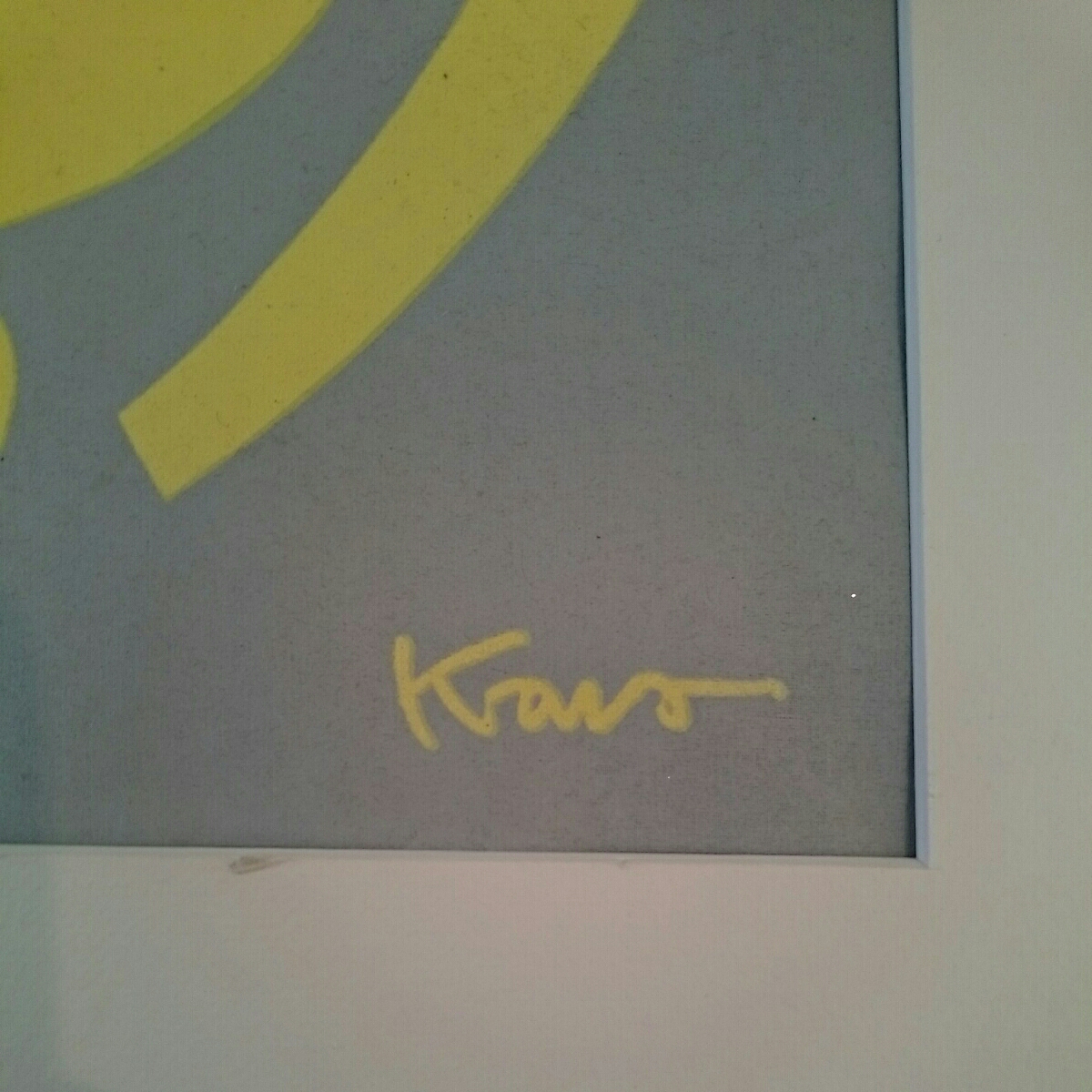 【パステル画】川島 猛 サインあり。