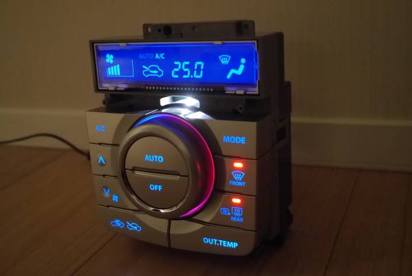 MR31 ハスラー エアコンパネル LED打ち換え品 販売 液晶色反転♪