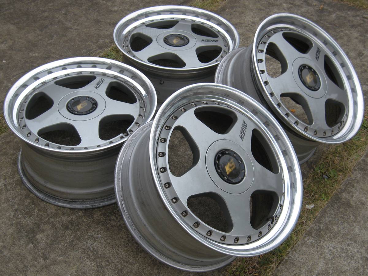 ケーニッヒ SSR 18インチ 8J、8.5J スピードスター KOENIG 9J +38 4034 