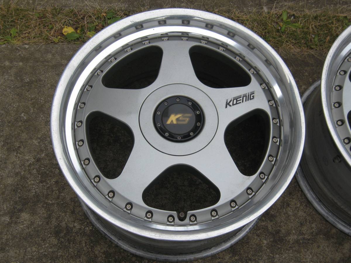 ケーニッヒ SSR 18インチ 8J、8.5J スピードスター KOENIG 9J +38 4034 