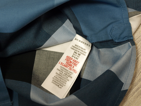 BURBERRY◇バーバリー・チルドレン◇チェック柄 半袖シャツ・８Y　美品　クリーニング済み