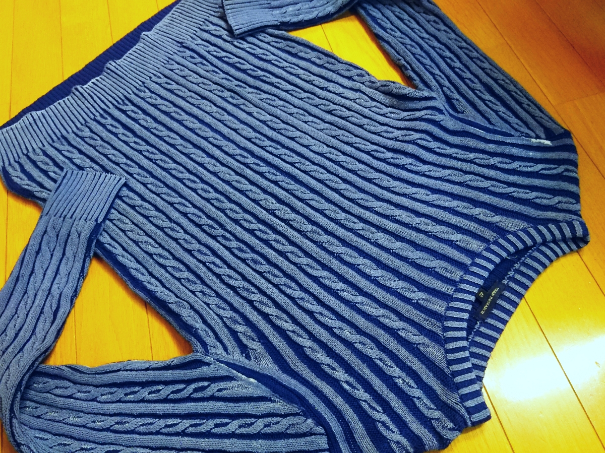 ☆新品☆Urban research☆インディゴストレッチコットンセーター☆