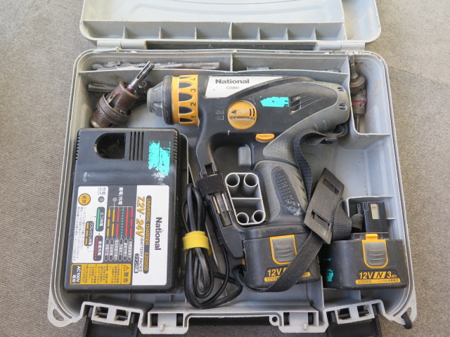 1円～【National】 ナショナル ハンマードリル＆ドライバー EZ6803