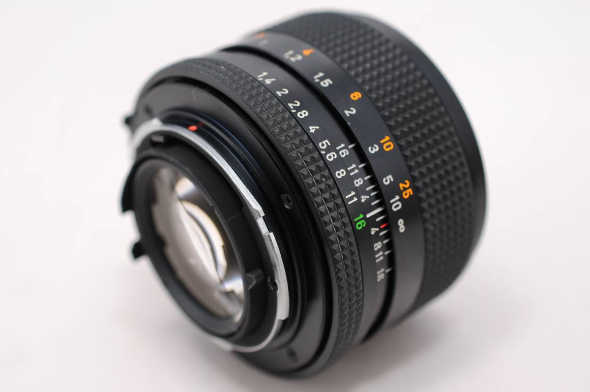 極美品 CONTAX コンタックス Carl Zeiss Planar 50mm F1.4 T* MM #A59