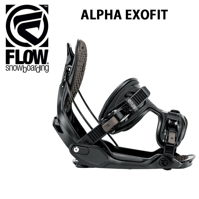 アルファ FLOW EXO－FIT サイズ LG-L スノーボード バインディング