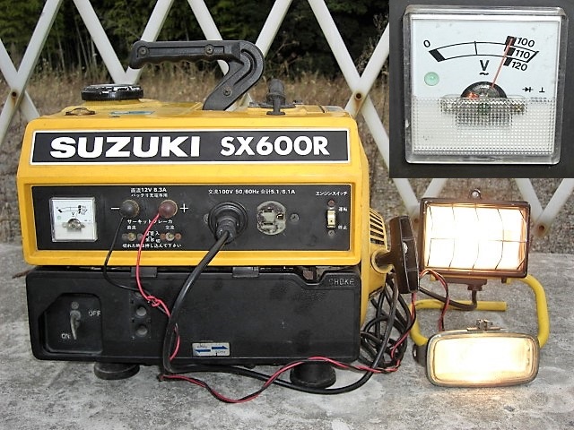 ○ スズキ 発電機 SUZUKI SX600R 50Hz/60Hz 