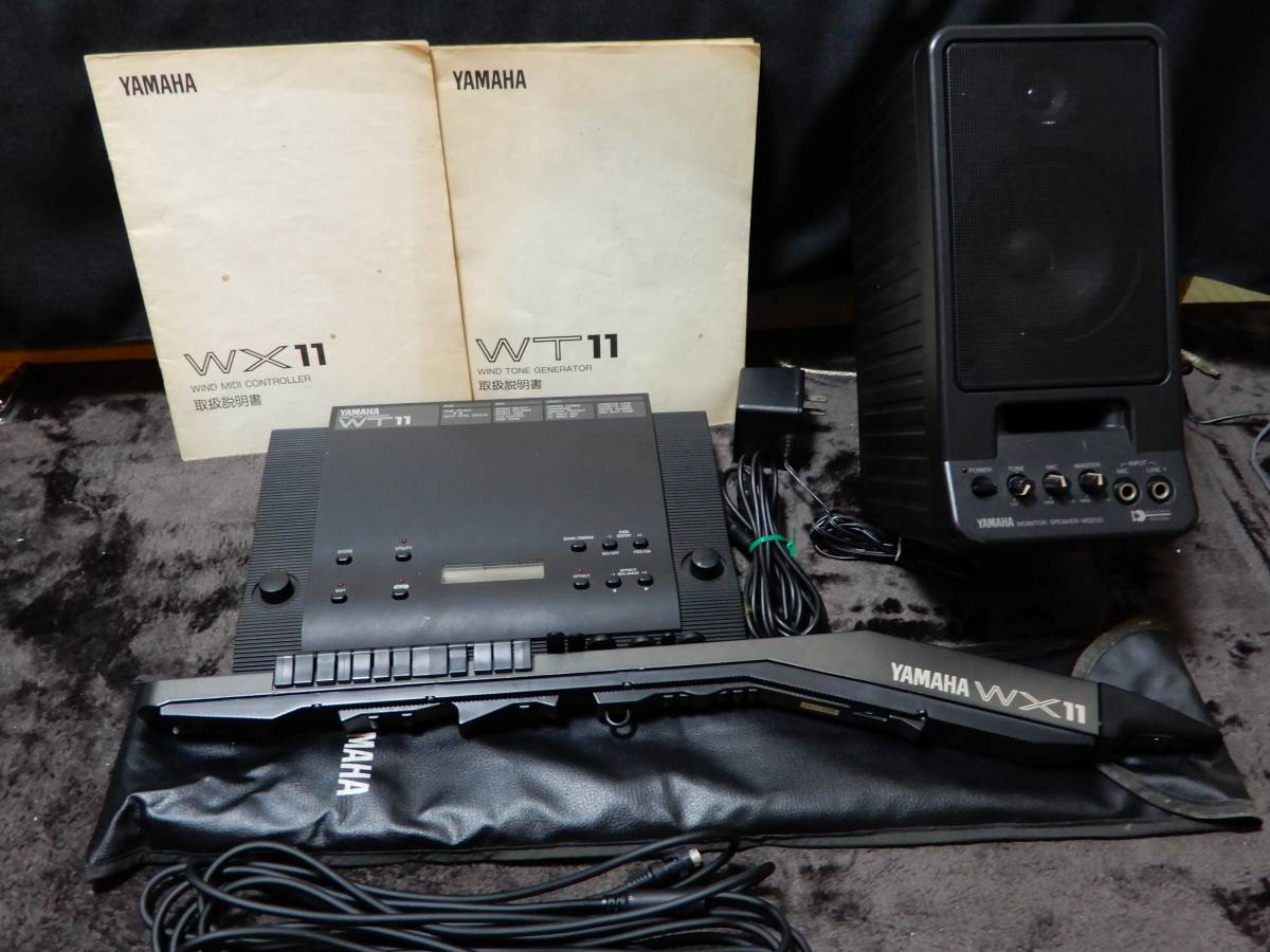 【送料無料，品質保証】 YAMAHA ウインドシンセ WX11 & 音源WT11&モニタースピーカー 即練習可能(サックス)｜売買されたオークション情報、yahooの商品情報をアーカイブ公開 - オークファン その他