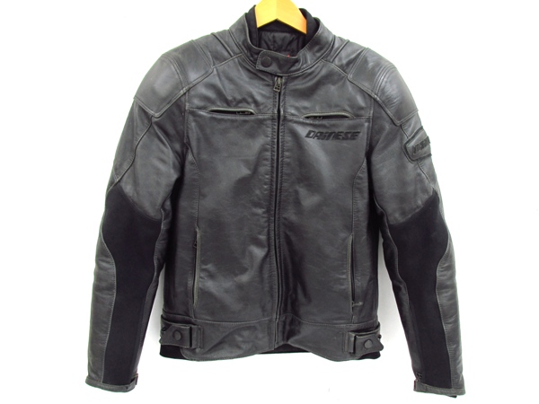 DAINESE ダイネーゼ G.R-TWIN PELLE レザーライダースジャケット サイズ:46(S) ■U1134