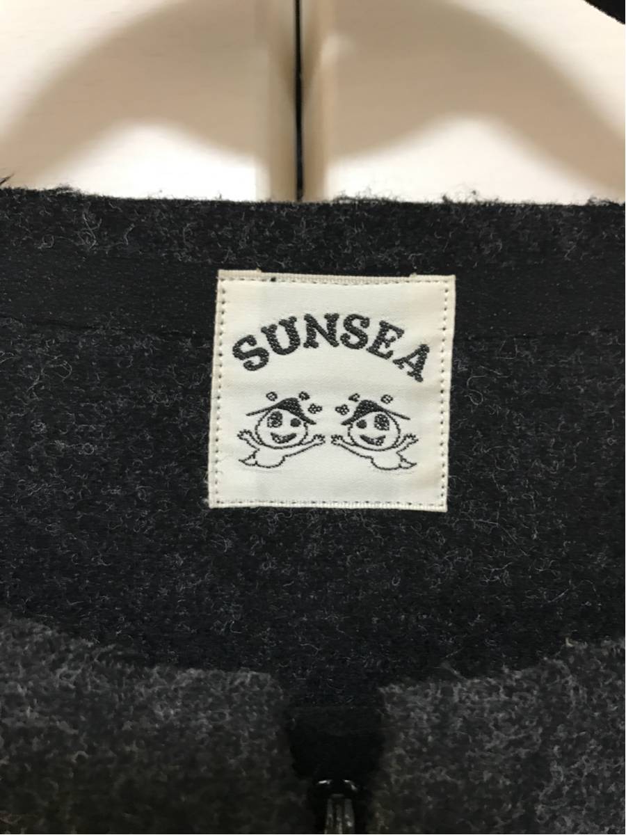 SUNSEA BLOC MELTON LEATHER LONG TEE サンシー チェック メルトン レザー ブルゾン / UNUSED URU NEON SIGN COMOLI AURALEEがお好きな方へ Melton SUNSEA | long leather Gerber\u0027s