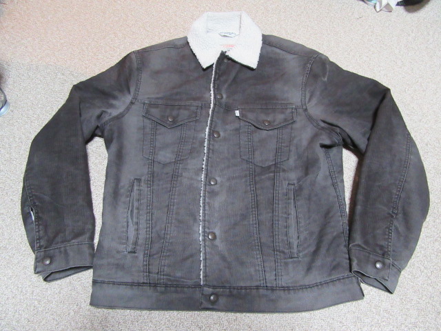 超激レア☆ヴィンテージ？　イタリア製　リーバイス　ボア　コーデュロイランチコート　ジャケット　M