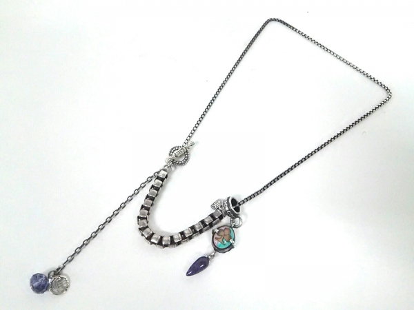 ジェムキングダム GEM KINGDOM アクセサリー（首） ネックレス シルバー×カラーストーン×プラスチック パープル×マルチ