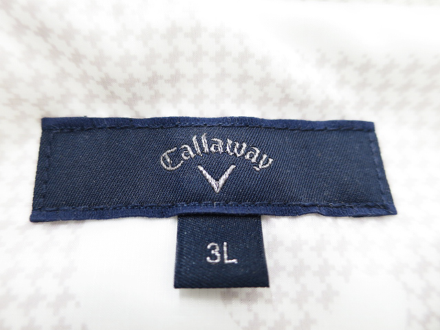 キャロウェイ Callaway フルジップ中綿ベスト CALLAWAY 中綿ベスト 白