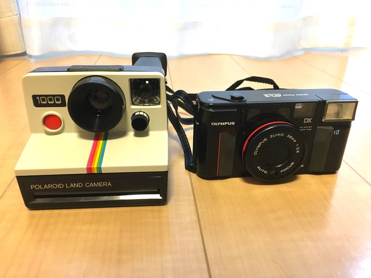 ☆POLAROID LAND CAMERA 1000 ポラロイド フラッシュ付き Quick Flash AFL-S ☆_1
