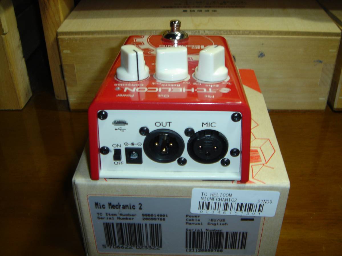 ジャンク】TC HELICON MIC MECHANIC2ボーカルエフェクター TC HELICON