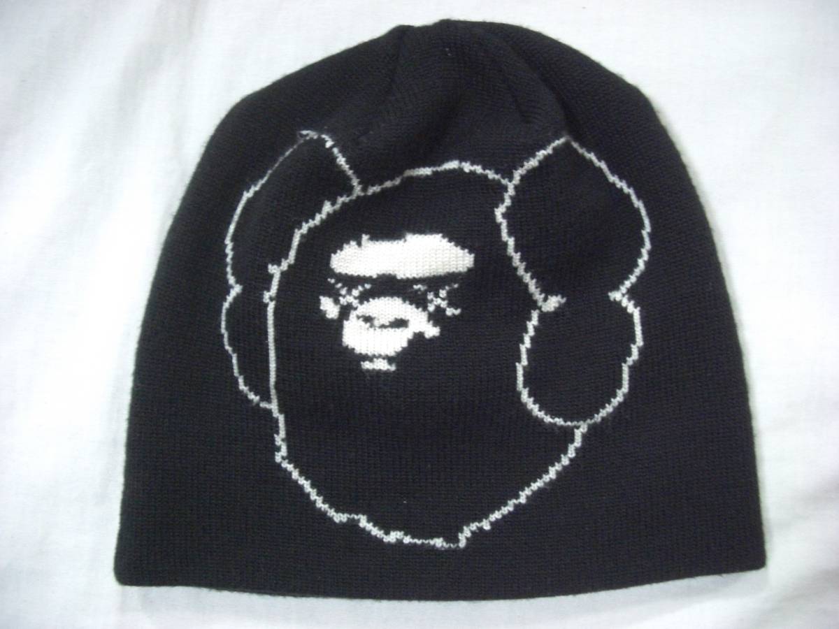 A BATHING APE エイプ × KAWS カウズ BEANIE ビーニー ニットキャップ