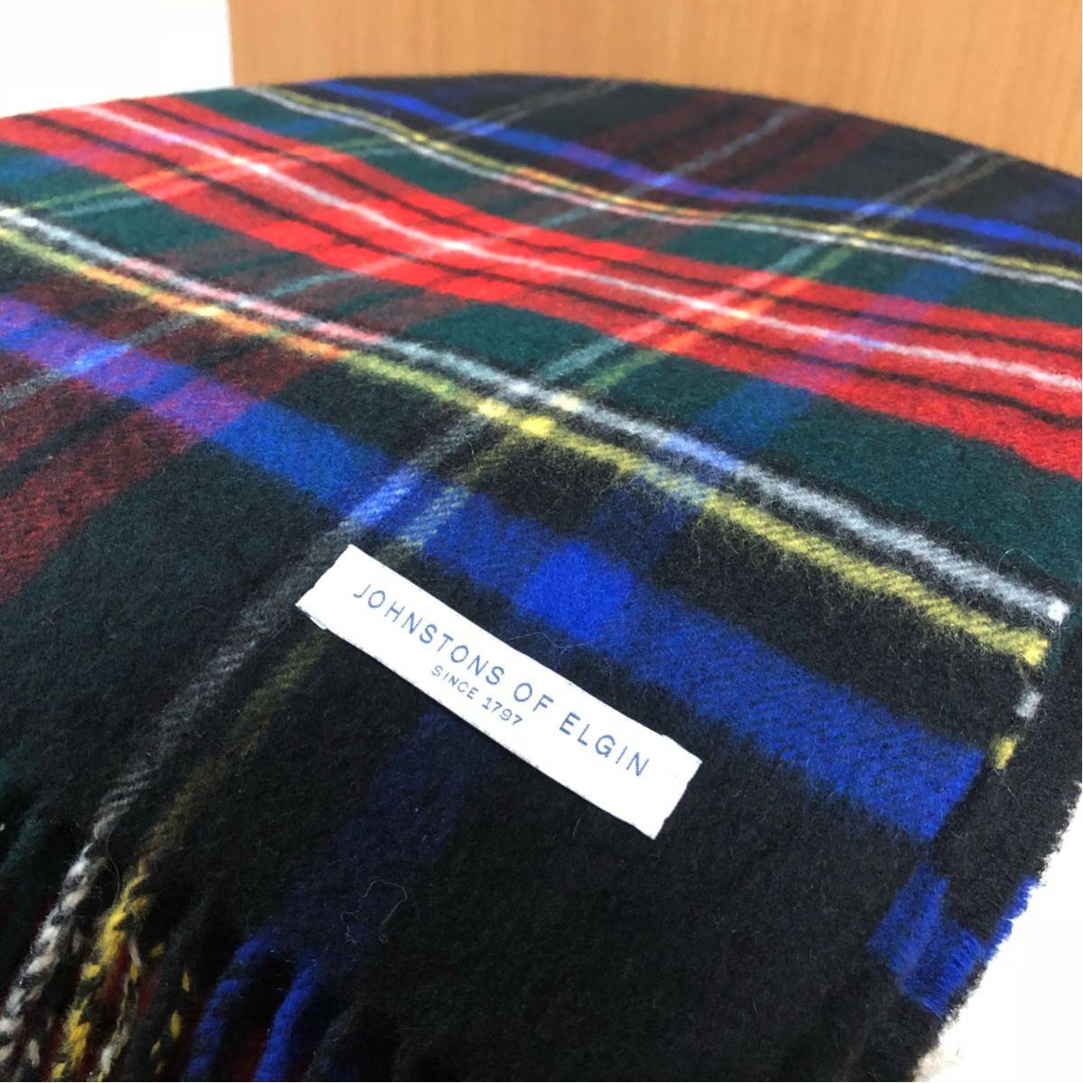 ままくま ⑲ジョンストンズ□一回使用クリーニング済みカシミア