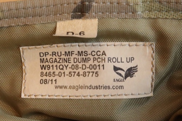 米軍実物 EAGLE ロールアップ ダンプポーチ マルチカム迷彩 SOFLCS 特殊部隊