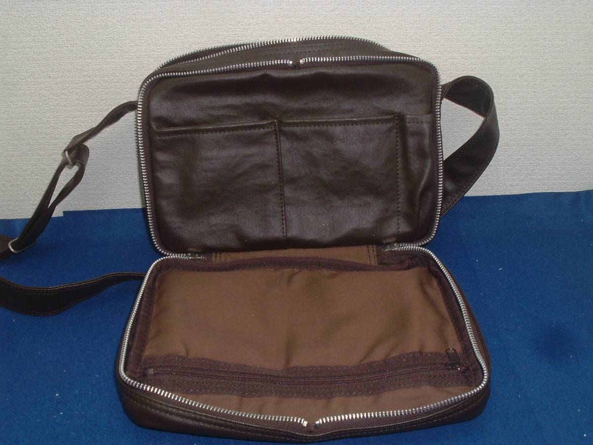 美品★ポーター★フリースタイル★ショルダー★定価21，060円★商品コード：707-08212 ★ブラウン色★正規品 フリースタイル ショルダーバッグ ポーター ブラウン 二層式 707-06127