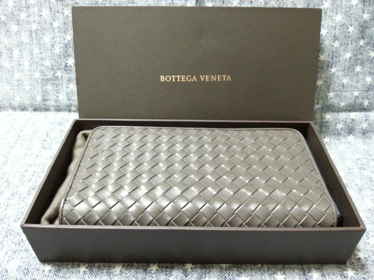 ボッテガヴェネタ BOTTEGA VENETA イントレチャート ラウンド 